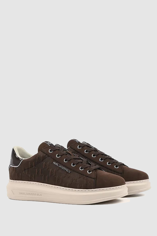 ΠΑΠΟΥΤΣΙΑ KARL LAGERFELD - 244 DK BROWN NUBUCK